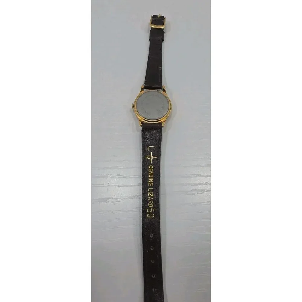 Vintage Disney Lorus Minnie Mouse Women's Watch Leather Band New Battery W268